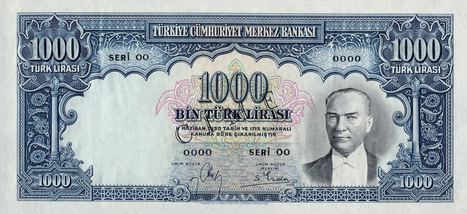 1000 Türk Lirası